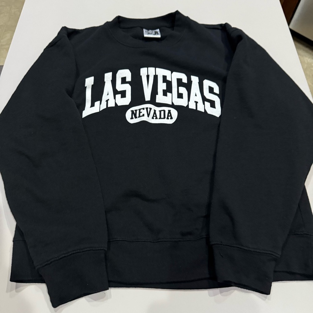 Black Las Vegas Nevada Sweat shirt  Women’s Size Large